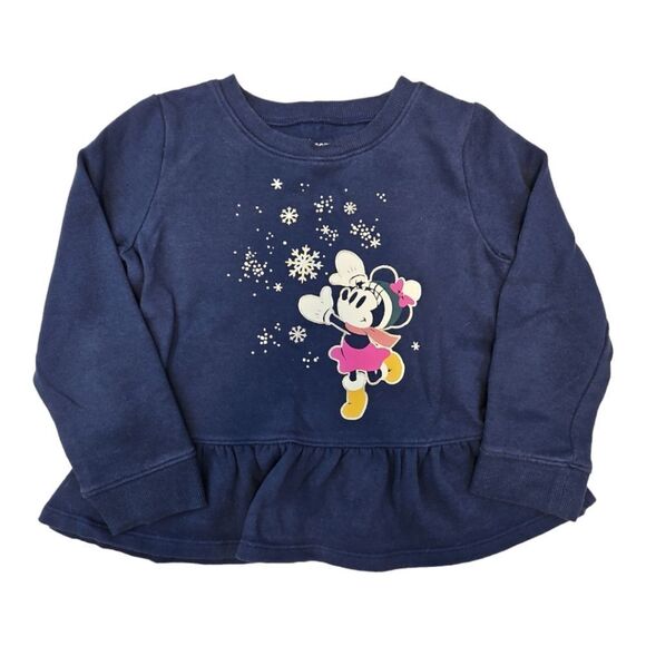 Girls Size 5 Lot Disney Sweatshirt Old Navy Denim Skirt Jumping Beans - Picture 9 of 13